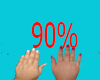 Any Hand Size /90%