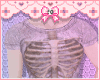 †Pink Skeleton Shirt