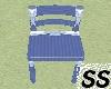 Blue Bow Chair