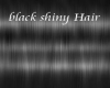shiny black hair