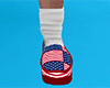 USA Flag Slippers (M)