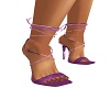 Purple Spike Heels