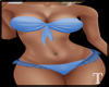 blue bikini