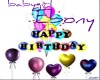 ebony birthday ballons