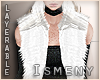 [Is] Fur Vest White Add