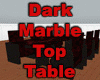 Dark Marble Top Table