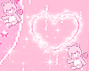 pink heart light <3