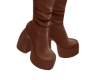 Leather Boots Brown