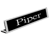 Piper Nameplate