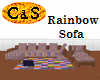 C&S Rainbow Sofa