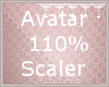 *C* 100% Avatar Scaler