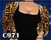 [C971] Leopard Top gold