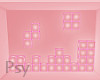 Lightcubes ambient pink