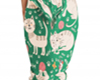 Kitty Green Pyjama Pants