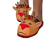 Cute Rudolph Slippers