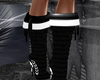 w/b stripe boots