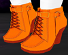 Sal Ankle Boots Orange