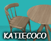 Cafe table for two