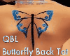 (Blu) Butterfly Back Tat