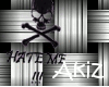 ]Akiz[ "Hate Me" sign