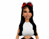 Red Bow Hair