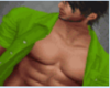 Open Shirt Green