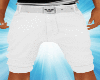 Armani White Long Shorts