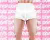 Basic White Shorts