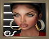 GS Gold Diamond Hoops