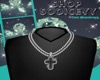 Iced out cross chain | M