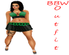 BBW Green Skirt set