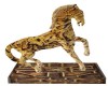 Antique Gold Horse Statu
