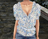 TF* Floral ruffle Top #1