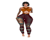 Brown top w Jeans outfit