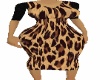 cheetah print cute dress