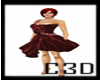C3D-Red Evening Dress