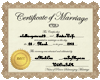 Wedding Certificate M&S
