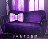 Purple Bow Couch﹗