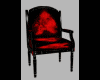 RED & BLK. CHAIR SET