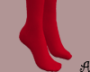 A| XMAS Fur Socks Red