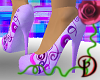 [D]ColorCurl Purple Heel