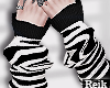 ᴿ arm warmers zebra