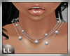 [LL] White Bead Necklace