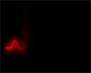 Cardiograph:red on black