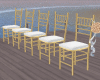 T. Gold Wedding Chairs R