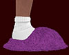 Lavender Fur Slippers M