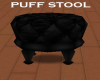 Leather Puff Stool