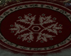 Round Christmas Carpet