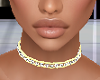 Lt Gold Diamond Collar