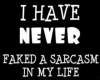 faked sarcasm poster